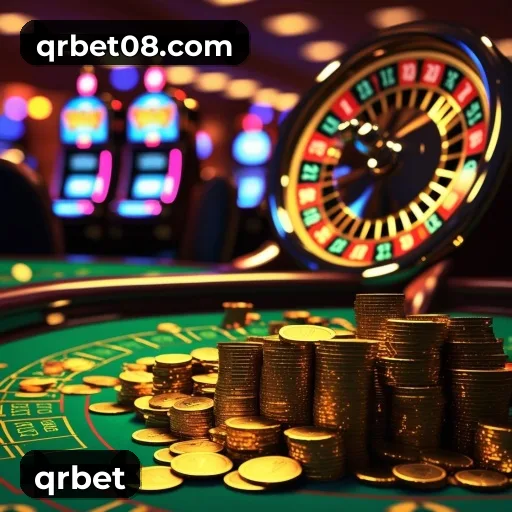 App qrbet para iOS e Android — interface mobile, login biométrico e PIX integrado